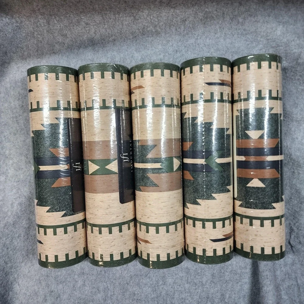 Vintage Imperial Fine Interiors Wallpaper Border Rolls 5 Southwestern Geometric